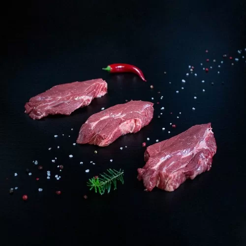 Wildschwein-Nacken-Steaks