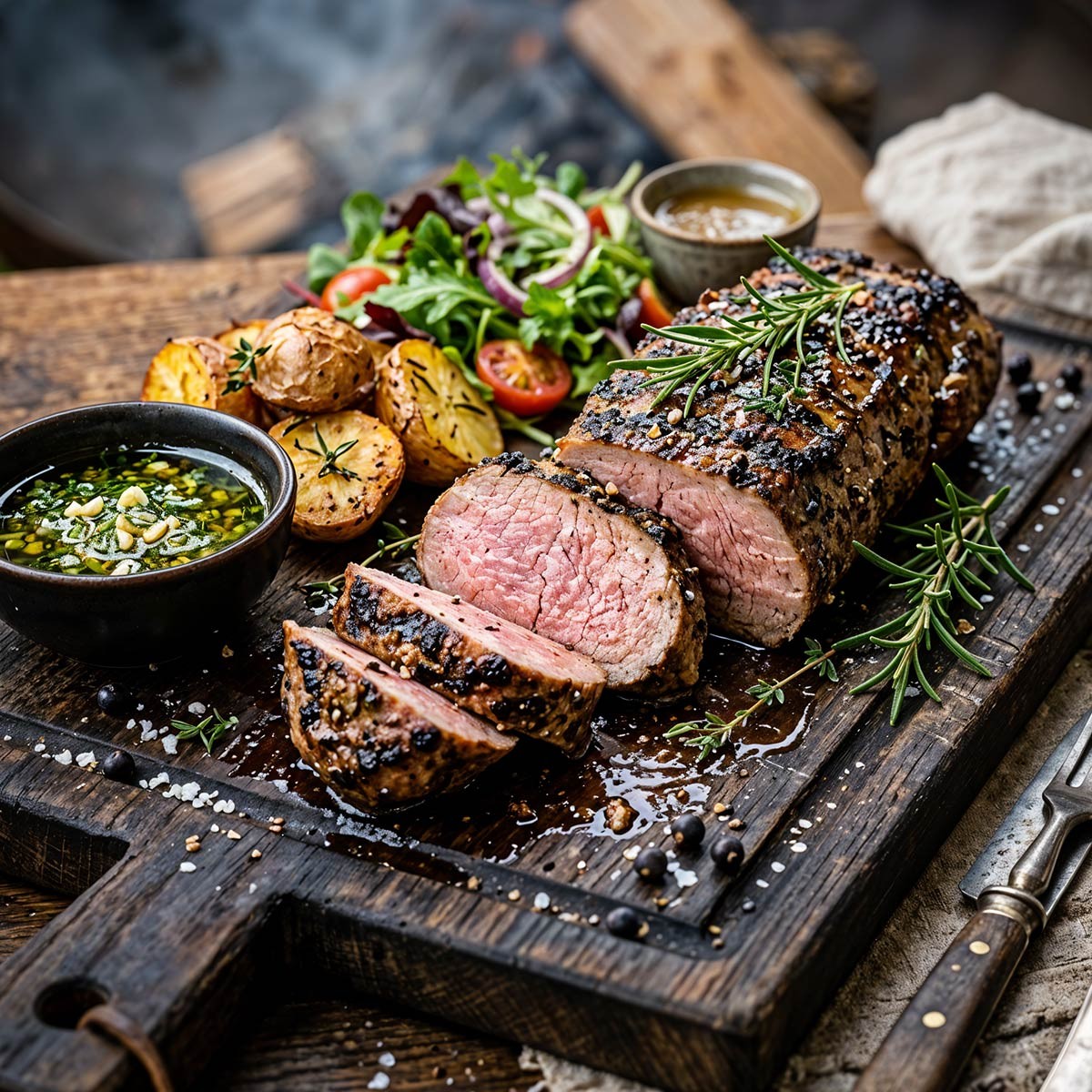 Wildschwein-Rücken grillen: so gelingt er